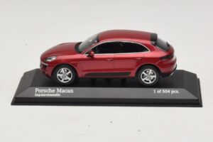 Porsche Macan 95B Roșu Metalizat Minichamps 1:43 410062600 Metal