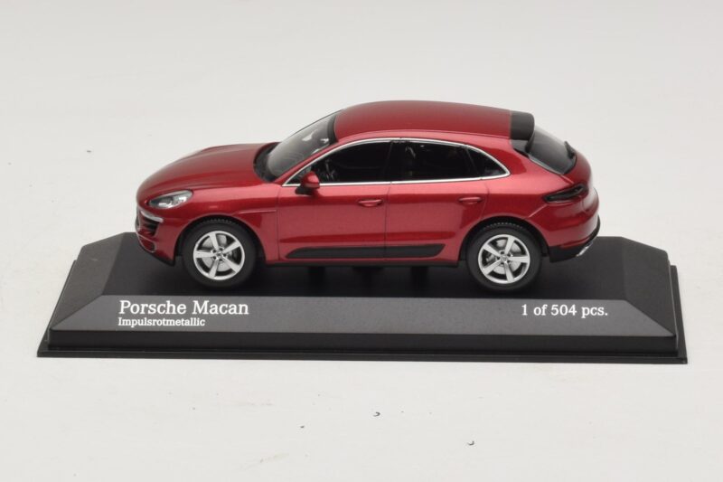 Porsche Macan 95B Roșu Metalizat Minichamps 1:43 410062600 Metal