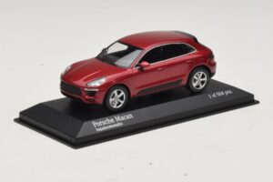 Porsche Macan 95B Roșu Metalizat Minichamps 1:43 410062600 Metal - imaginea 2 din 4