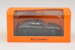 Porsche Panamera 970 Turbo Negru Mat Maxichamps 1:43 940062370 Metal - imaginea 4 din 4