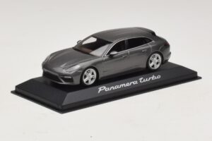 Porsche Panamera 971 Turbo Gri Metalizat Minichamps 1:43 WAP0207610H Metal - imaginea 2 din 4