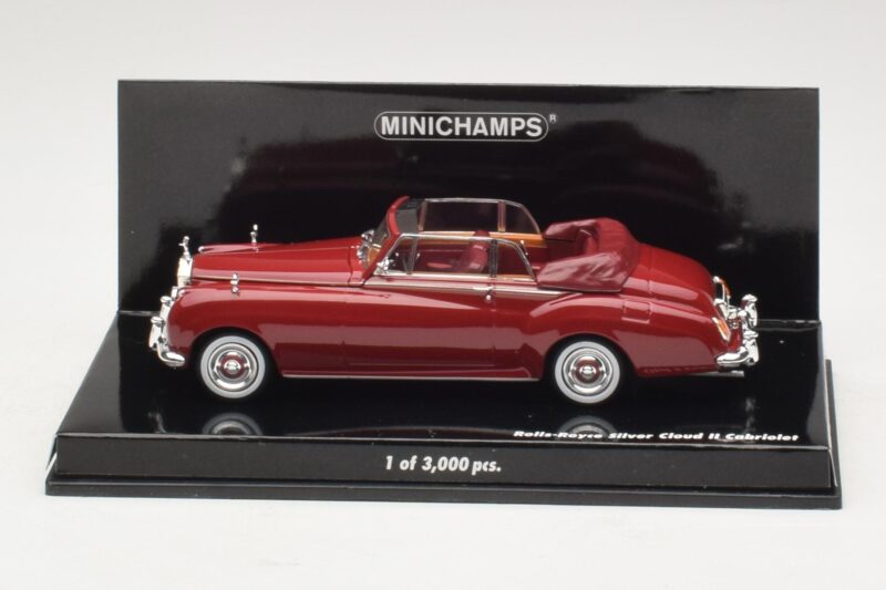 Rolls-Royce Silver Cloud II Cabriolet Roșu Minichamps 1:43 Rolls-Royce Silver Cloud II Cabriolet Roșu Minichamps 1:43 436134930 Metal