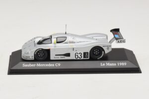 Sauber Mercedes C9 #63 J. Mass / M. Reuter / S. Dickens Winners 24 Hours of Le Mans 1989 Minichamps 1:43 Sauber Mercedes C9 #63 J. Mass / M. Reuter / S. Dickens Winners 24 Hours of Le Mans 1989 Minichamps 1:43 B66041033 Metal