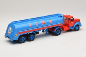 Scania L110S Tanksattelzug FINA Minichamps 1:43 499126970 Metal - imaginea 2 din 6