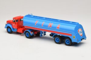 Scania L110S Tanksattelzug FINA Minichamps 1:43 499126970 Metal - imaginea 5 din 6