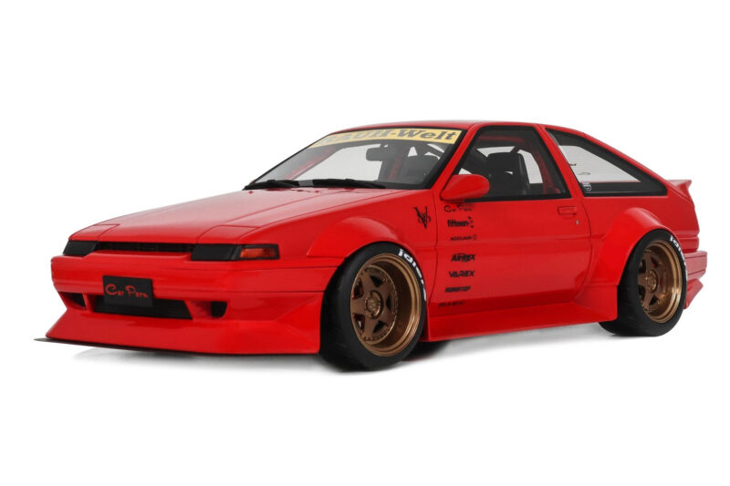 Toyota Sprinter Trueno AE86 Widebody Rosso Corsa Otto 1:18 Toyota Sprinter Trueno AE86 Widebody Rosso Corsa Otto 1:18 OT1278 Rășină