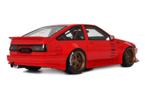 Toyota Sprinter Trueno AE86 Widebody Rosso Corsa Otto 1:18 OT1278 Rășină - imaginea 2 din 5