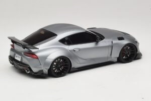 Toyota Supra A90 Prior Design Matt Silver GT Spirit 1:18 GT343 Rășină - imaginea 2 din 5