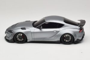Toyota Supra A90 Prior Design Matt Silver GT Spirit 1:18 GT343 Rășină - imaginea 3 din 5