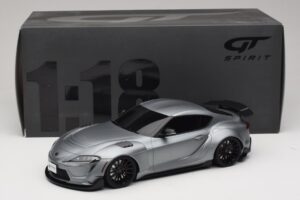 Toyota Supra A90 Prior Design Matt Silver GT Spirit 1:18 GT343 Rășină - imaginea 5 din 5