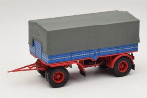 Remorcă de Camion Albastru Roșu Minichamps 1:43 439159092 Metal