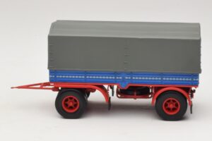 Remorcă de Camion Albastru Roșu Minichamps 1:43 439159092 Metal - imaginea 3 din 6