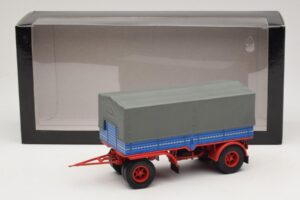 Remorcă de Camion Albastru Roșu Minichamps 1:43 439159092 Metal - imaginea 6 din 6
