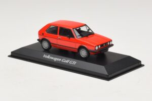 Volkswagen Golf GTI Mk1 Roșu Maxichamps 1:43 940055170 Metal - imaginea 3 din 4