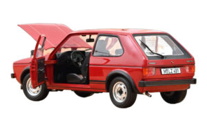 Volkswagen Golf GTI Mk1 Roșu Norev 1:18 188472 Metal - imaginea 2 din 3