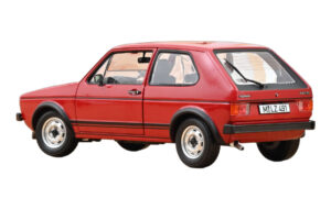 Volkswagen Golf GTI Mk1 Roșu Norev 1:18 188472 Metal - imaginea 3 din 3