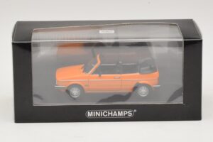 Volkswagen Golf Mk1 Cabriolet Portocaliu Minichamps 1:43 400055131 Metal - imaginea 4 din 4