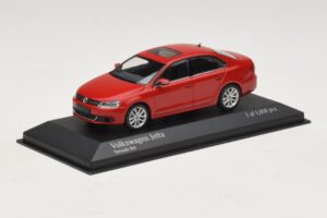 Volkswagen Jetta Mk6 Roșu Minichamps 1:43 400059001 Metal - imaginea 2 din 4