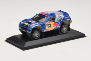 Volkswagen Race Touareg #103 B. Saby / R. Perin Winner Rally Por Las Pampas 2005 Cutie De Schimb Minichamps 1:43 436055303-R1 - imaginea 2 din 4