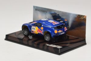 Volkswagen Race Touareg Red Bull #204 J. Kleinschmidt / F. Pons Dakar Rally 2005 Minichamps 1:43 436045304 Metal - imaginea 3 din 5