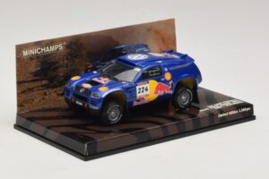 Volkswagen Race Touareg Red Bull #224 B. Saby / Stevenson Dakar Rally 2005 Minichamps 1:43 436045324 Metal - imaginea 2 din 5