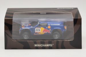 Volkswagen Race Touareg Red Bull #224 B. Saby / Stevenson Dakar Rally 2005 Minichamps 1:43 436045324 Metal - imaginea 5 din 5