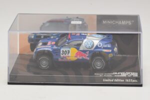 Volkswagen Race Touareg Red Bull #307 B. Saby / M. Perin Dakar Rally 2005 Minichamps 1:43 436055307 Metal - imaginea 4 din 5