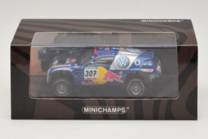 Volkswagen Race Touareg Red Bull #307 B. Saby / M. Perin Dakar Rally 2005 Minichamps 1:43 436055307 Metal - imaginea 5 din 5