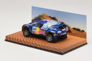 Volkswagen Race Touareg Red Bull #307 Ediție Dealer 2005 Minichamps 1:43 7LO099400PD307 Metal - imaginea 3 din 5
