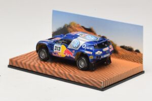 Volkswagen Race Touareg Red Bull #313 Ediție Dealer 2005 Minichamps 1:43 7LO099400PD313 Metal - imaginea 3 din 5