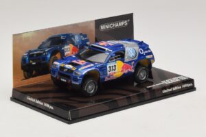 Volkswagen Race Touareg Red Bull #313 J. Kankkunen / J. Repo Dakar Rally 2005 Minichamps 1:43 436055313 Metal - imaginea 2 din 5