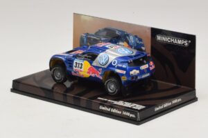 Volkswagen Race Touareg Red Bull #313 J. Kankkunen / J. Repo Dakar Rally 2005 Minichamps 1:43 436055313 Metal - imaginea 3 din 5