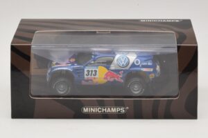Volkswagen Race Touareg Red Bull #313 J. Kankkunen / J. Repo Dakar Rally 2005 Minichamps 1:43 436055313 Metal - imaginea 5 din 5
