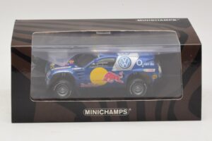 Volkswagen Race Touareg Red Bull Presentation Essen Motor Show 2004 Minichamps 1:43 436045300 Metal - imaginea 5 din 5