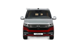 Volkswagen T6.1 California Ocean Tornado Red / Reflex Silver Otto 1:18 OT1342 Rășină - imaginea 4 din 5