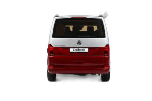 Volkswagen T6.1 California Ocean Tornado Red / Reflex Silver Otto 1:18 OT1342 Rășină - imaginea 5 din 5