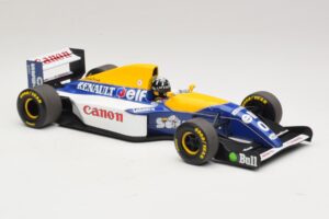 Williams Renault FW15C #0 D. Hill 1993 Minichamps 1:18 180930000 Metal - imaginea 4 din 7