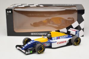 Williams Renault FW15C #0 D. Hill 1993 Minichamps 1:18 180930000 Metal - imaginea 6 din 7
