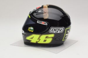 Cască AGV V. Rossi MotoGP Jerez Test 2007 Minichamps 1:2 327070046 Metal - imaginea 2 din 7