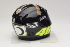 Cască AGV V. Rossi MotoGP Jerez Test 2007 Minichamps 1:2 327070046 Metal - imaginea 4 din 7