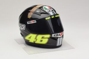 Cască AGV V. Rossi MotoGP Jerez Test 2007 Minichamps 1:2 327070046 Metal - imaginea 5 din 7