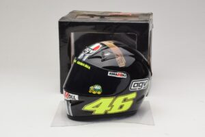 Cască AGV V. Rossi MotoGP Jerez Test 2007 Minichamps 1:2 327070046 Metal - imaginea 6 din 7