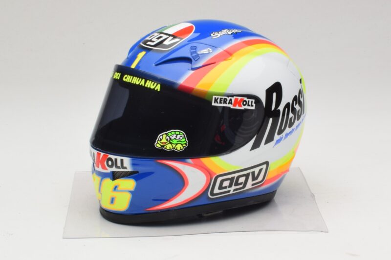 Cască AGV V. Rossi MotoGP Sepang 2005 Minichamps 1:2 327050066 Metal