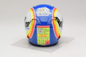 Cască AGV V. Rossi MotoGP Sepang 2005 Minichamps 1:2 327050066 Metal - imaginea 4 din 8