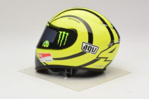 Cască AGV V. Rossi MotoGP Valencia Test 2009 Minichamps 1:2 327100066 Metal - imaginea 2 din 7