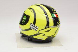 Cască AGV V. Rossi MotoGP Valencia Test 2009 Minichamps 1:2 327100066 Metal - imaginea 3 din 7