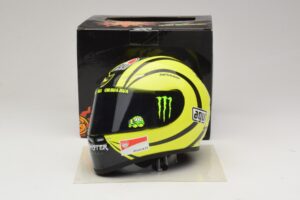 Cască AGV V. Rossi MotoGP Valencia Test 2009 Minichamps 1:2 327100066 Metal - imaginea 6 din 7