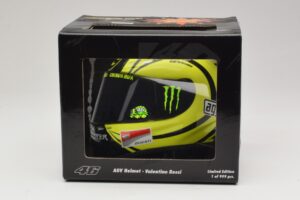 Cască AGV V. Rossi MotoGP Valencia Test 2009 Minichamps 1:2 327100066 Metal - imaginea 7 din 7