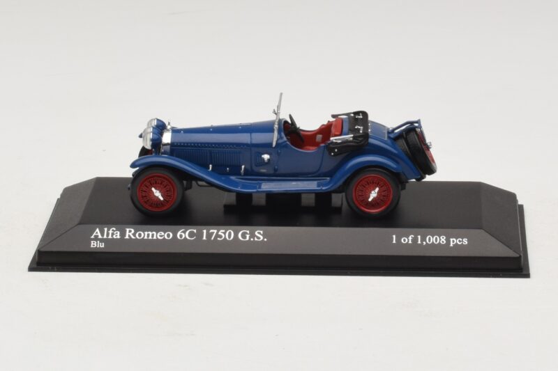 Alfa Romeo 6C 1750 G.S. Albastru Minichamps 1:43 400120431 Metal