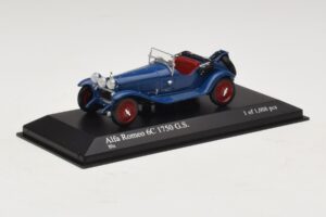 Alfa Romeo 6C 1750 G.S. Albastru Minichamps 1:43 400120431 Metal - imaginea 2 din 5